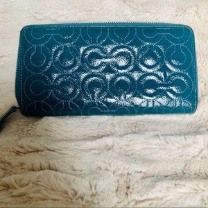 Coach Wallet | Teal Blue